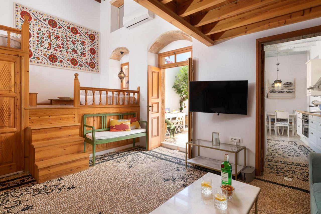 Villa Lindia Линдос Экстерьер фото